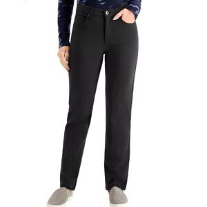 Style & Co Mid-Rise Tummy Control Straight-Leg Jeans, Color: Carbon Grey
